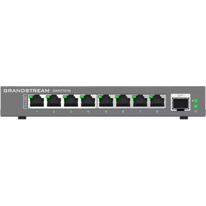 Grandstream Networks GWN7701M tinklo jungiklis Nevaldomas 2.5G Ethernet (100/1000/2500) Juoda