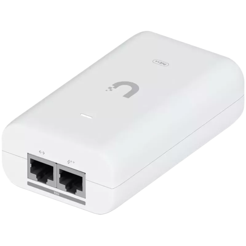 Ubiquiti UniFi UACC-PoE++-10G-EU 10G PoE++ adapteris (60 W), gali maitinti UniFi PoE++ įrenginius, sumažinti priklausomybę nuo PoE jungiklio maitinimo ir užtikrinti kelių gigabitų LAN ryšį