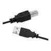 USB kabelis LogiLink CU0007B USB 2.0 2 m USB A USB B Juodas