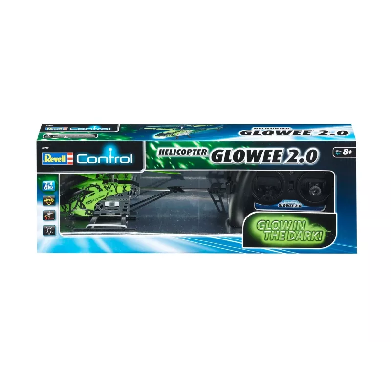 Sraigtasparnis REVELL Revell GLOWEE 2.0 su giroskopu, LiPo 250 mAh, nuo 8 metų