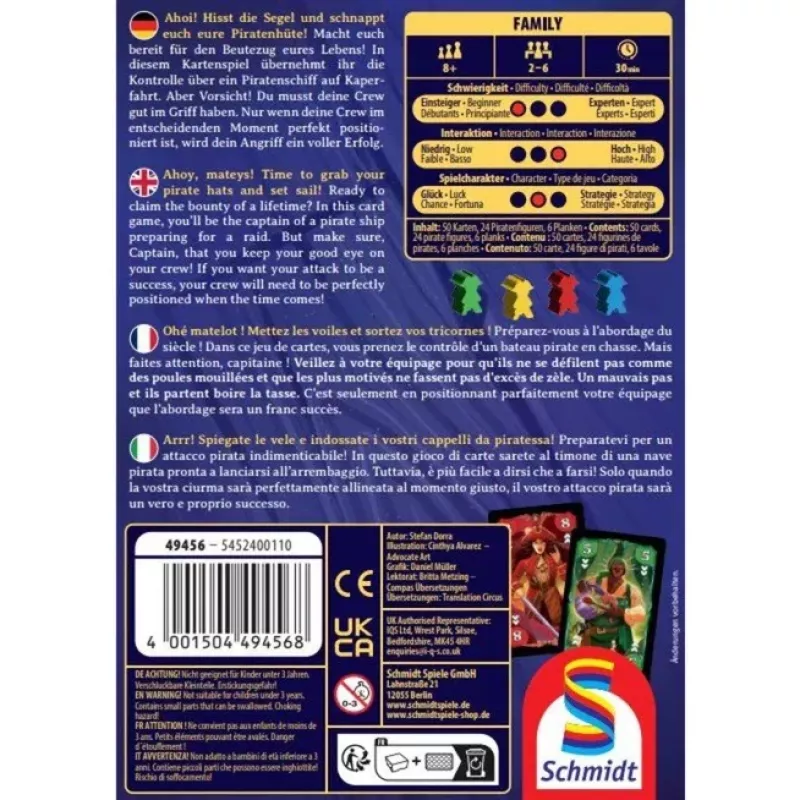Skull Queen, kortų žaidimas