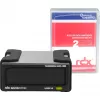 Išorinis RDX diskų rinkinys Tandberg Data Overland-Tandberg O-T su 2 TB HDD, USB 3.2 Gen 1, nuolatinis 260 MB/s, juodas