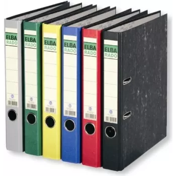 ELBA segtuvas ELBArado 100555309 DIN A4 50mm kartoninis žalias (10404F GN)