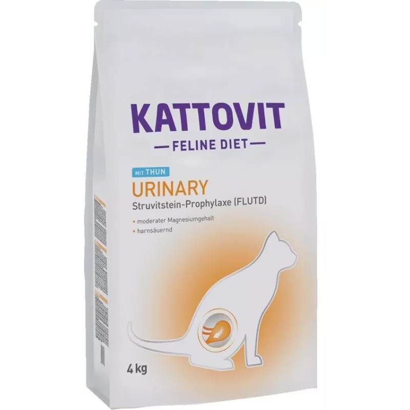 KATTOVIT Urinary Tuna - sausas kačių maistas - 4kg