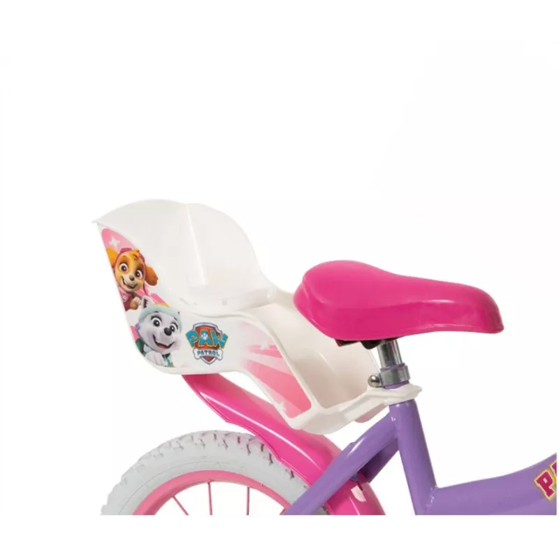 Vaikiškas dviratis 14 Paw Patrol Purple 1480 mergaitėms TOIMSA