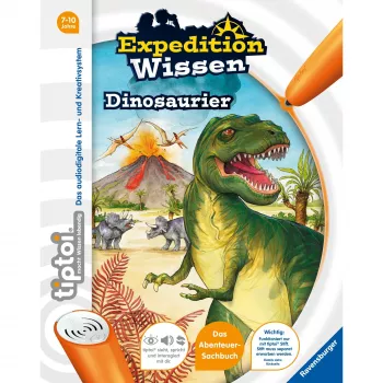 tiptoi Expedition Wissen: dinozaurai, mokymosi knyga