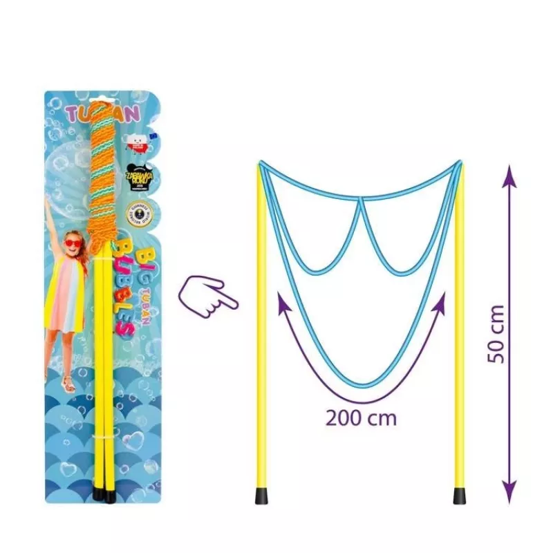 Burbulų lazdelė TUBAN GIANT BUBBLE WAND GLASSES, nuo 3 metų