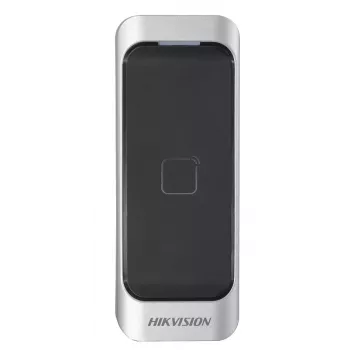 Hikvision DS-K1107AM prieigos kontrolės skaitytuvas Pagrindinis prieigos kontrolės skaitytuvas Juodas Pilkas DC 12V