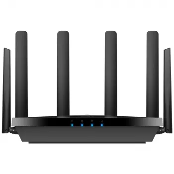 Stalinis belaidis maršrutizatorius Cudy P5 — Dviejų juostų „Wi‑Fi 6“, 5G Sub6, dviguba „NanoSIM“, „Gigabit Ethernet“, 6 nuimamos antenos, 256 MB RAM