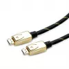 ROLINE 11.04.5921 DisplayPort kabelis 2 m Juoda - Auksinė (11.04.5921)