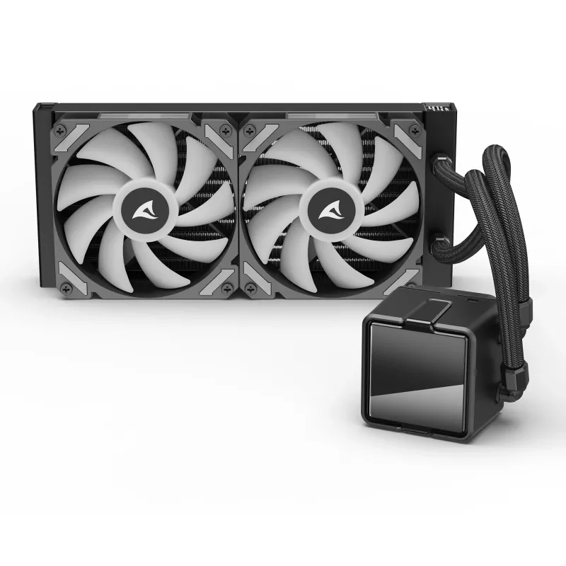 CPU vandens aušintuvas Sharkoon S50 ARGB, juodas