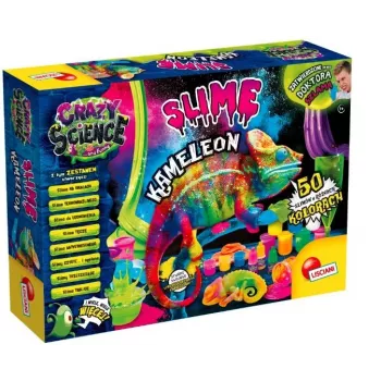 Liscianigiochi Science Kit Crazy Science Slime Chameleon 304-PL89246 – edukacinis gleivių eksperimentų rinkinys