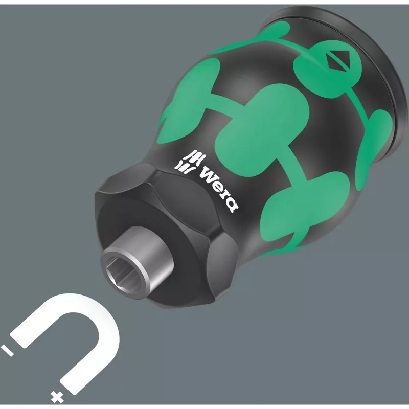 Wera Kraftform compact Stubby Magazin 2 kelių antgalių atsuktuvas tiesusis