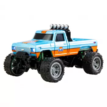 Radijo bangomis valdomas Amewi Monster Truck DieCast 1:64 RTR, mėlynas / oranžinis