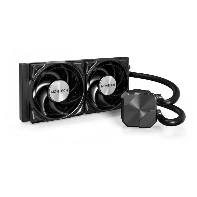 Montech HyperFlow Silent 240 procesoriaus „viskas viename“ skysčio aušintuvas 12 cm juodas 1 vnt.