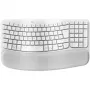 „Logitech Wave Keys“ klaviatūra su minkštu delno atramu, belaidė, Bluetooth LE, QWERTY, beveik balta (PAN)