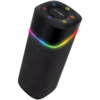 Nešiojamas 2.0 garsiakalbis SVEN PS-155, juodas, galia 2x5 W (RMS), TWS, Bluetooth, FM, USB, ličio baterija