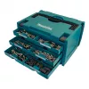 Makita MAKSTOR 3.6 Smulkių dalių dėžutė juoda, mėlyna