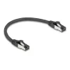 Tinklo kabelis DeLOCK 80566 RJ-45 Cat8.1 0,25 m Juodas