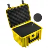 B&W Cases type 2000 geltonas polipropileno dėklas, atsparus dulkėms, smūgiams ir purslams