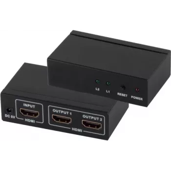 HDMI skirstytuvas ShiverPeaks 05-03002 — 1 į 2 išvestis, palaiko 4K2K