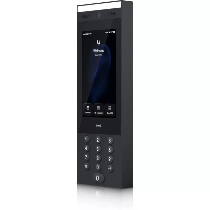 Ubiquiti G3 Intercom LAUKO/VIDAUS domofono terminalas, skirtas gyvenamųjų ir komercinių pastatų įėjimo užklausoms valdyti su „Touch Pass“ palaikymu
