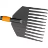 QuikFit lapų grėblys, mažas juodas/oranžinis, 22cm