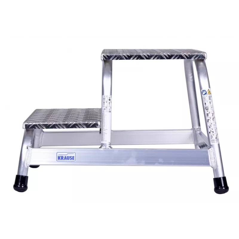 Laiptelis Krause 805027, aliuminis 2 laipteliai, maks. apkrova 150 kg, 680 mm ilgis, 41 cm aukštis