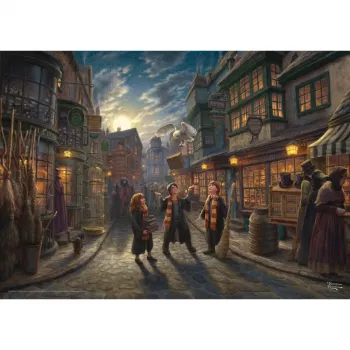Thomas Kinkade Studios Wizarding World Harry Potter - Diagon Alley, 1000 dalių dėlionė