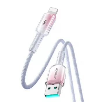 USB-A į Lightning laidas Joyroom S-A42 3A 1,2 m baltas