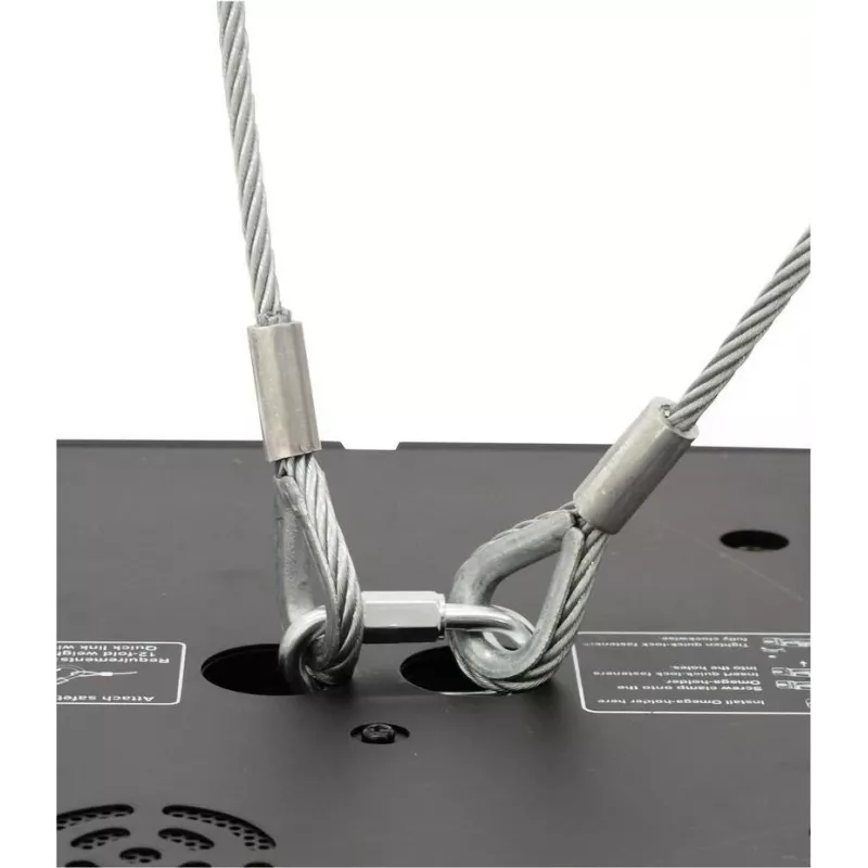EUROLITE Safety Cable A 4x1000mm to 15kg Juoda (58010344)