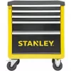 Įrankių vežimėlis Stanley STST74305-1 su 5 stalčiais, geltona/juoda, 3 plokšti + 2 aukšti stalčiai