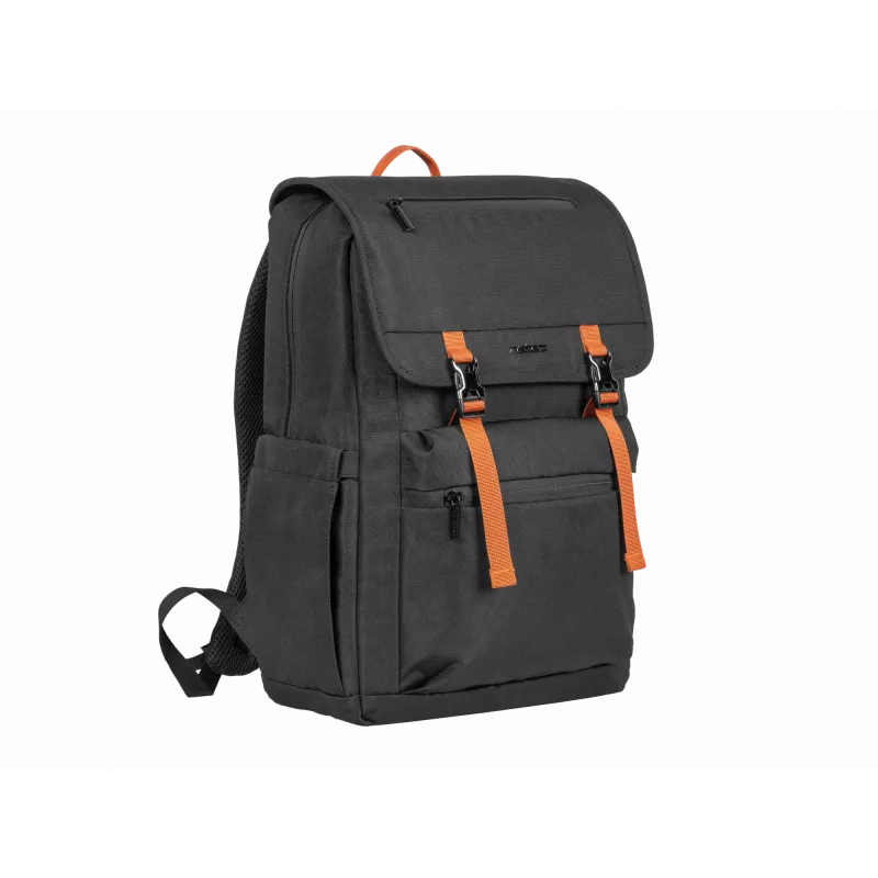 NATEC Niala Ginger Orange 39,6 cm (15,6 inch) Kuprinė Juoda