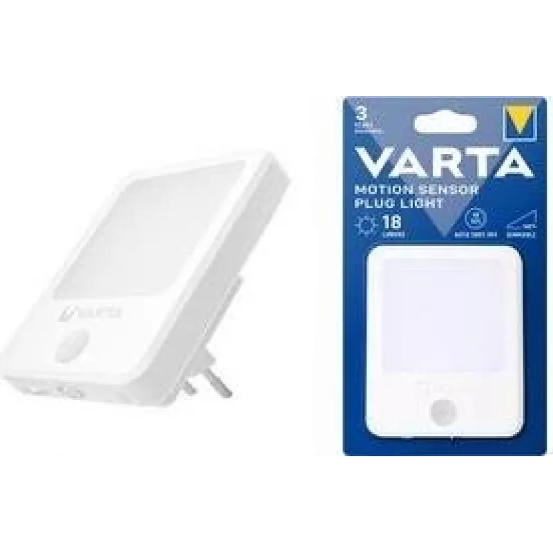 Įkišamas judesio jutiklio šviestuvas Varta 18624101401 LED, energiją taupantis, automatinis įjungimas/išjungimas