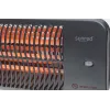 Kvarcinis elektrinis šildytuvas SUNRED LUG-2000W — 2000 W, kvarcinio stiklo elementas, skirtas naudoti lauke, montuojamas ant sienos, IP24, juodas