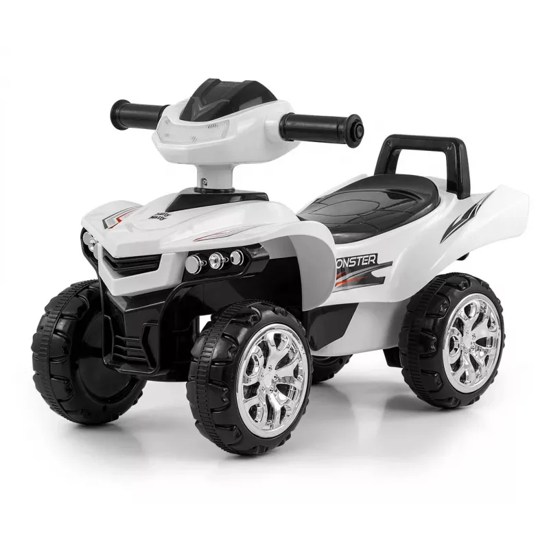 Važinėjamas žaislas milly mally Vehicle Monster baltas — modelis 5694