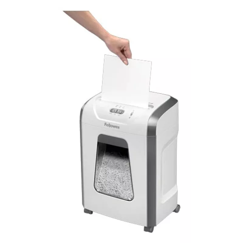Fellowes 15C popieriaus smulkintuvas Kryžminis smulkinimas 22,4 cm Balta