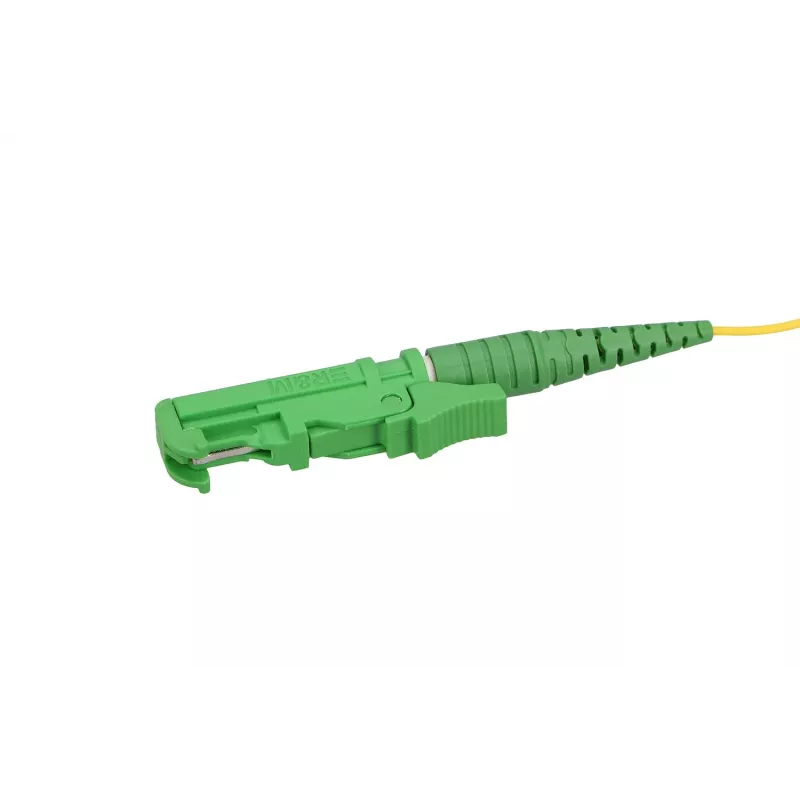 Pigtail Extralink E2000/APC PVC vienmodis G.657.A1 FTTH 1,5 m