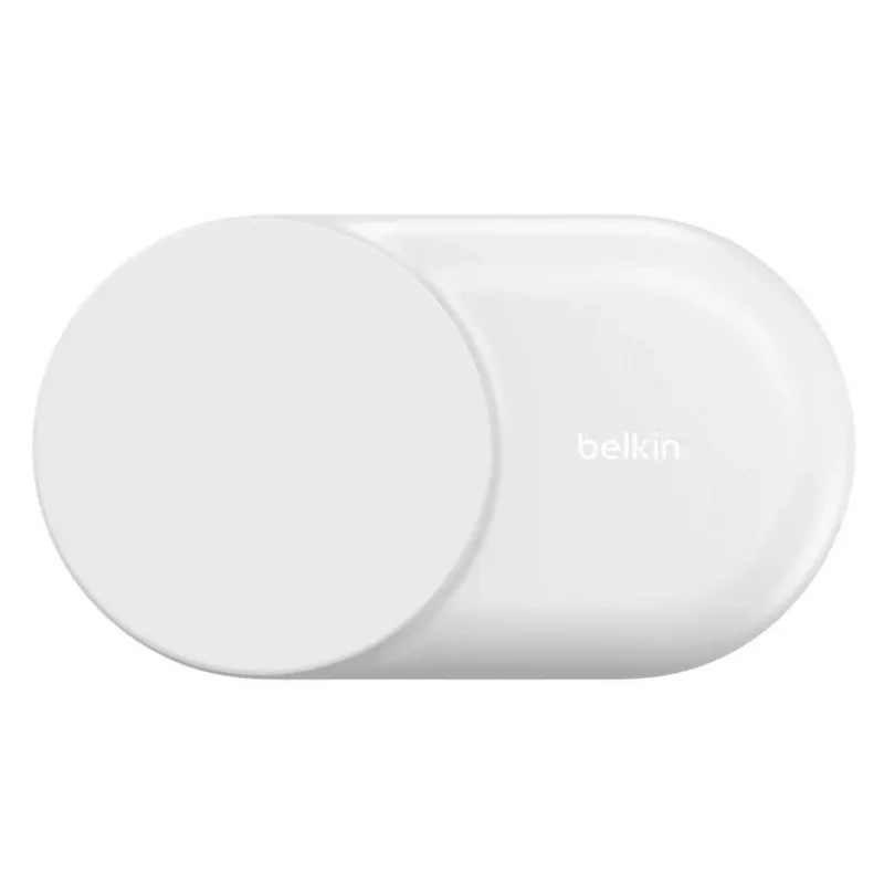 Vidinis įkroviklis Belkin UltraCharge 25w Qi2 3in1 magnetinis įkroviklis EU baltas apvalus