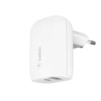 Belkin WCB007vfWH išmanusis telefonas, planšetinis kompiuteris, baltas, kintamosios srovės greitas įkrovimas, skirtas naudoti patalpose