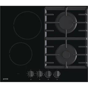Gorenje GCE691BSC Juoda įmontuojama 60 cm kombinuota 4 zonų