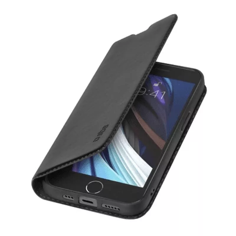 SBS Wallet Lite PU skirtas iPhone SE 2022/SE 2020/8/7 juoda spalva