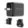 Sieninis pakrovėjas Tellur TLL151451 65W, 3 prievadai (2x USB-C, 1x USB-A)