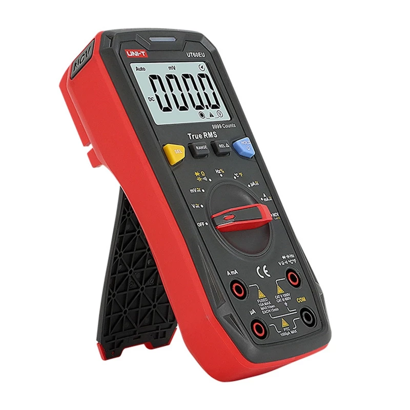 Skaitmeninis multimetras Unit UT60EU TRMS, CAT II 1000V / CAT III 600V, rankinis matavimo prietaisas