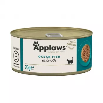 APPLAWS Ocean Fish in Broth - šlapias kačių ėdalas - 70g