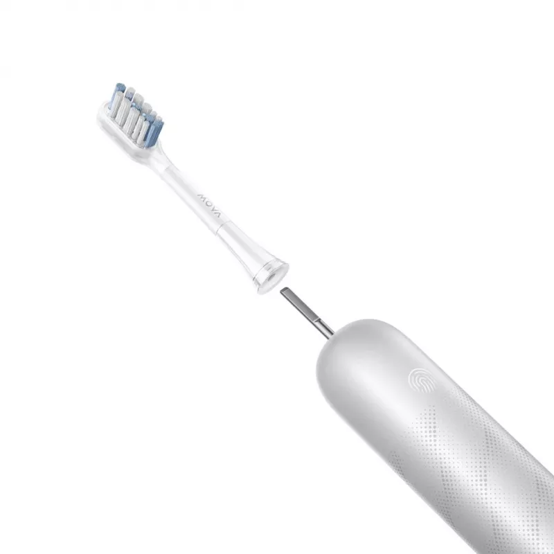 Elektrinis dantų šepetėlis MOVA Fresh Pro Adult Sonic Sidabrinė — 4 režimai, ličio jonų baterija, integruotas laikmatis