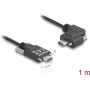 DeLOCK USB 2.0 kabelis USB Type-C vyriškas į USB Type-C vyriškas kampuotas kairė/dešinė PD 3.0 60W 1m
