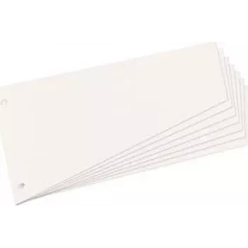herlitz skirtukai, trapecijos formos, Manilos kartono, balti, skirti DIN A4, perforuoti, 120 x 230 mm, aiškesniam organizavimui (10838506)