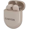 Canyon Bluetooth ausinės TWS-6 Gaming Mode/BT 5.3 smėlio spalvos mažmeninė prekyba (CNS-TWS6BE)