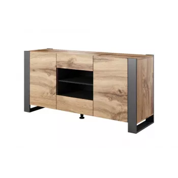 Cama komoda WOOD votano ąžuolas/antracitas